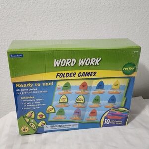 Lakeshore Word Work Folder Games – Green
